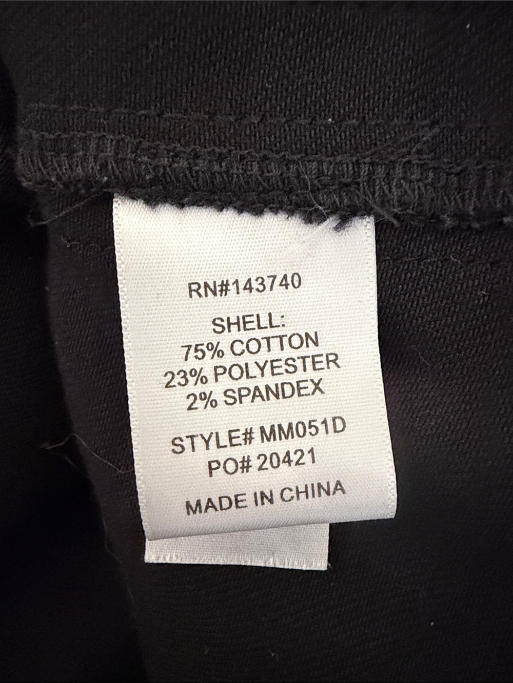 Tuckernuck Hyacinth House Black Twill Button Bitsy Dress - Picture 15 of 16